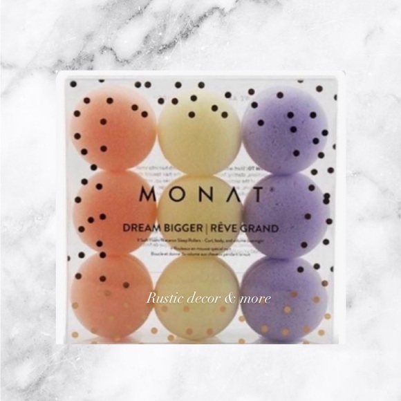 MONAT 9 Soft Foam Macaron Sleep
Rollers Curl Body Volume Set of 2 PACKS - Picture 1 of 3